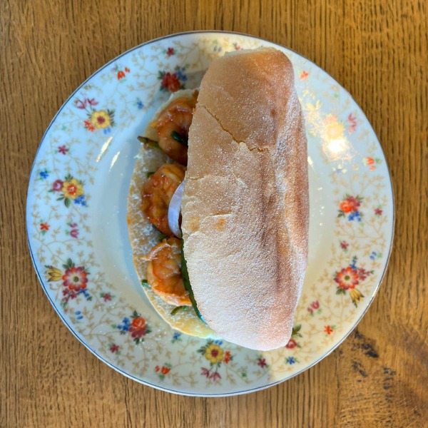 Broodje garnalen / kousenband Broodje garnalen / kousenband