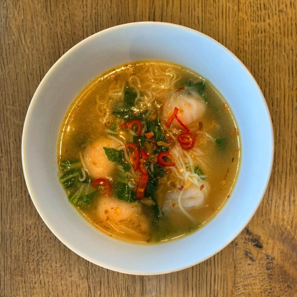 Noodle Soep Garnalen